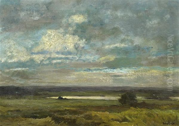 Abendstille Oil Painting by Hans Best