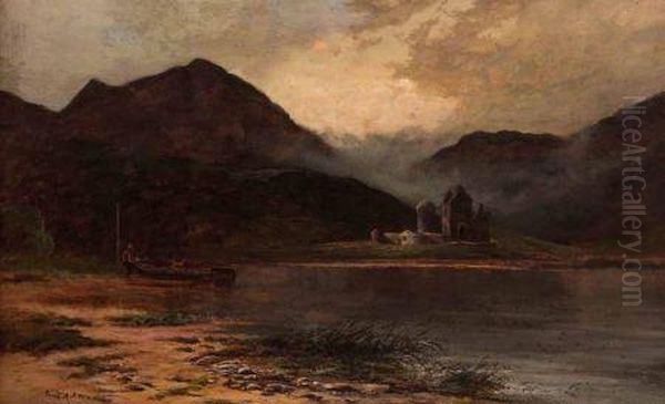 Loch Awe Oil Painting by James Abbott McNeill Whistler