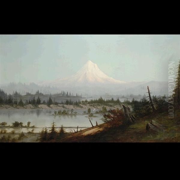 Mount Hood, Oregon Oil Painting by Harry Cassie Best