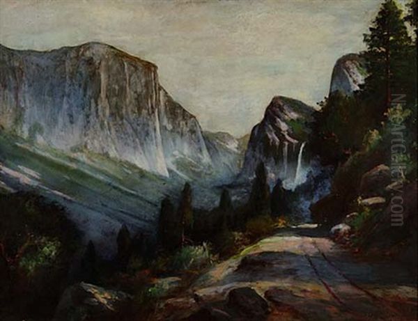 Inspiration Point, Yosemite Valley Oil Painting by Harry Cassie Best