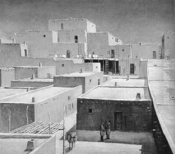 Taos Pueblo by Charles Worden Bethell