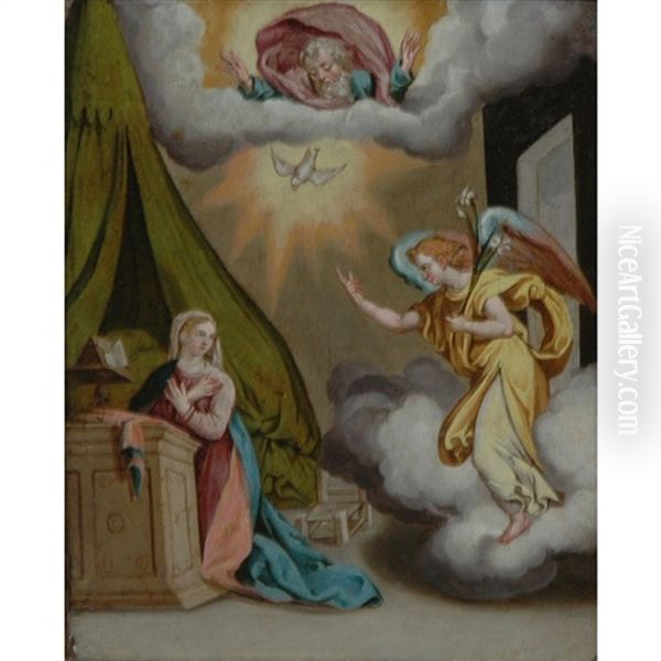 The Annunciation Oil Painting by Niccolo Betti