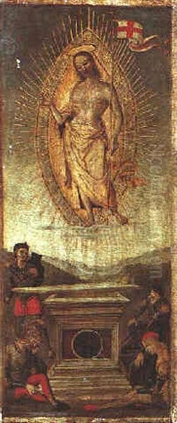 The Resurrection Oil Painting by Bernardino di (il Pinturicchio) Betto (Betti)