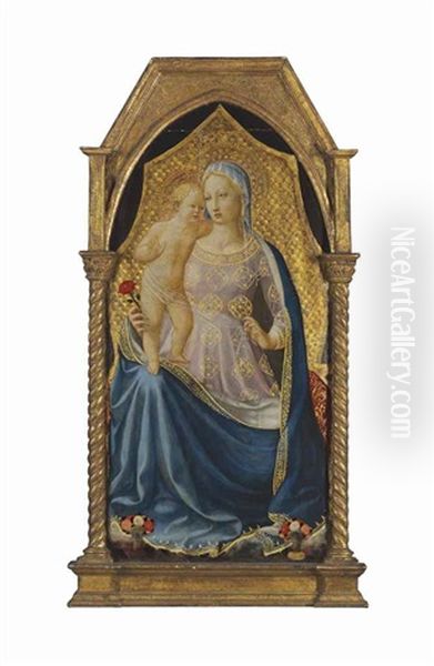 The Virgin Of Humility Oil Painting by Battista Di Biagio Sanguigni