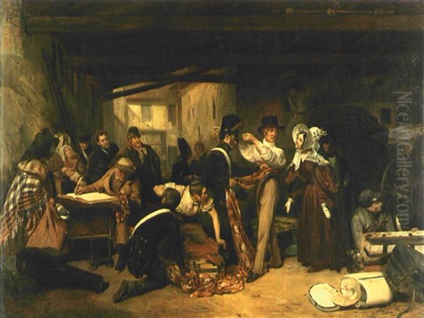 Inconvenients Lors D'une Voyage D'agrement by Francois Auguste Biard