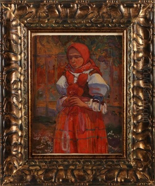 Rosangela Oil Painting by Giuseppe Biasi