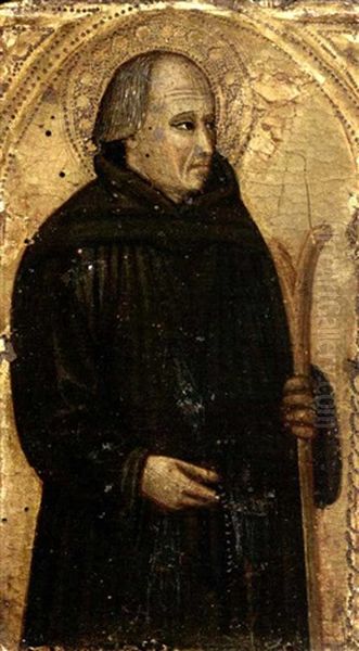 San Gherardo Da Villamagna (fragment) Oil Painting by  Bicci di Lorenzo