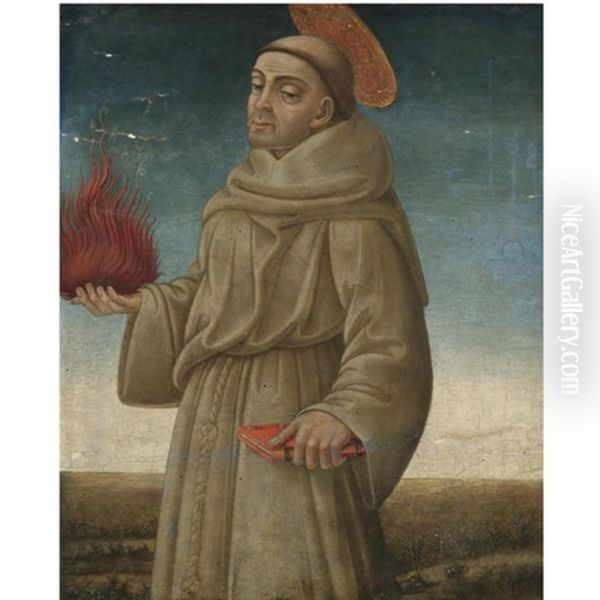 Saint Anthony Of Padua Oil Painting by Neri di Bicci