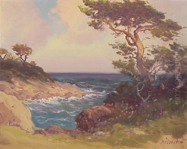 Carmel Oil Painting by George Sanders Bickerstaff