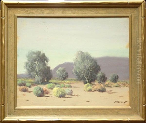 Desert Morning Oil Painting by George Sanders Bickerstaff