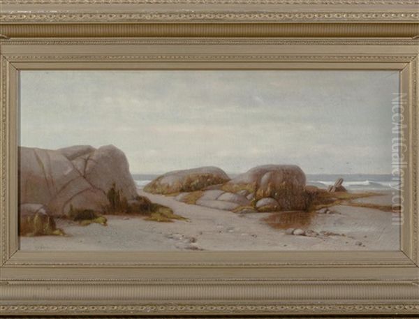 The Beach At Annisquam Oil Painting by Albion Harris Bicknell