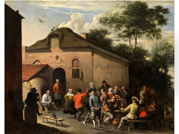 Das Bauernfest Oil Painting by Erasmus de Bie