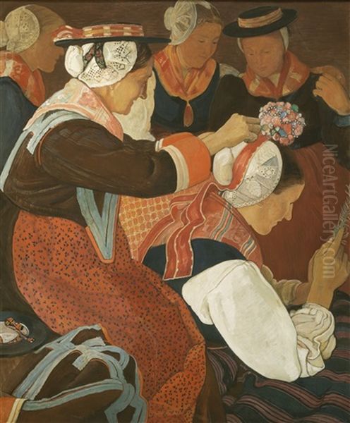 La Mariee Oil Painting by Ernest Bieler