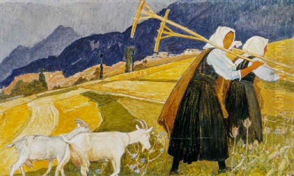 Matin Orageux Oil Painting by Ernest Bieler