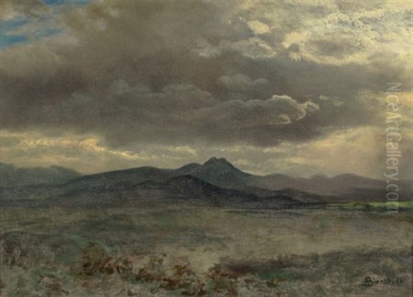 Cloud Study In San Francisco, 1873 Oil Painting by Albert Bierstadt