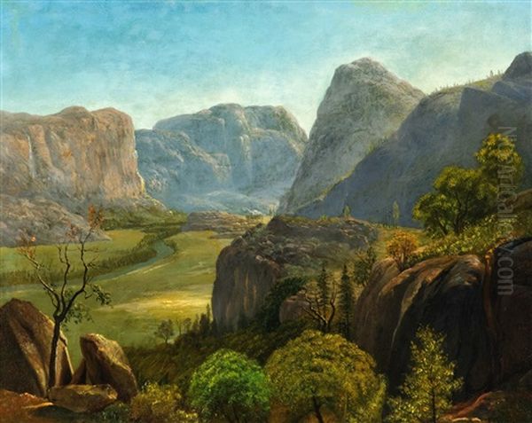 The Hetch Hetchy Valley Oil Painting by Albert Bierstadt