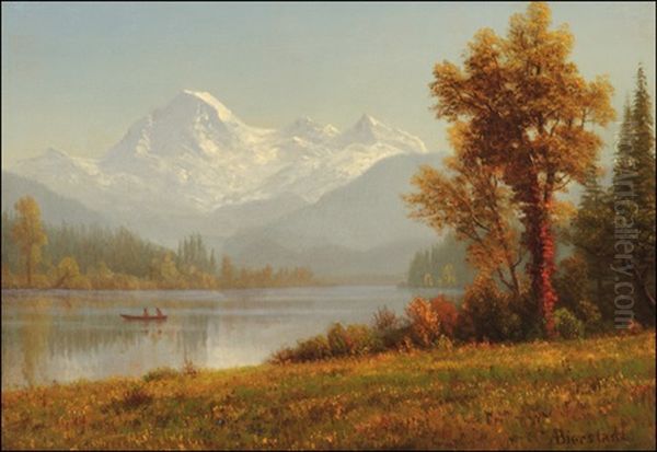 Mount Baker, Washington Oil Painting by Albert Bierstadt