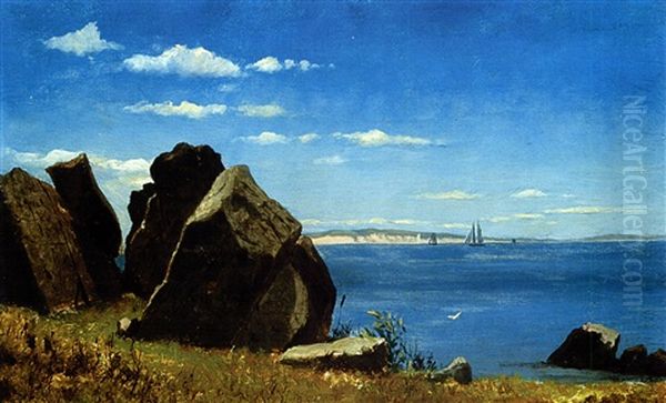 A Fine Day Oil Painting by Albert Bierstadt