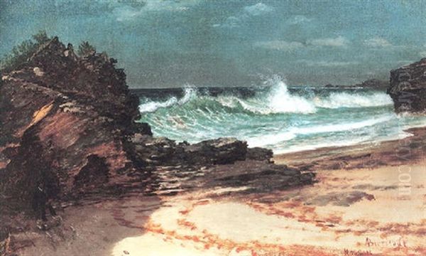 Nassau Oil Painting by Albert Bierstadt