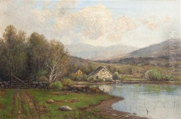 Valley Farm Oil Painting by Daniel Folger Bigelow