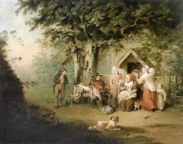 The Pedlar Oil Painting by William Redmore Bigg