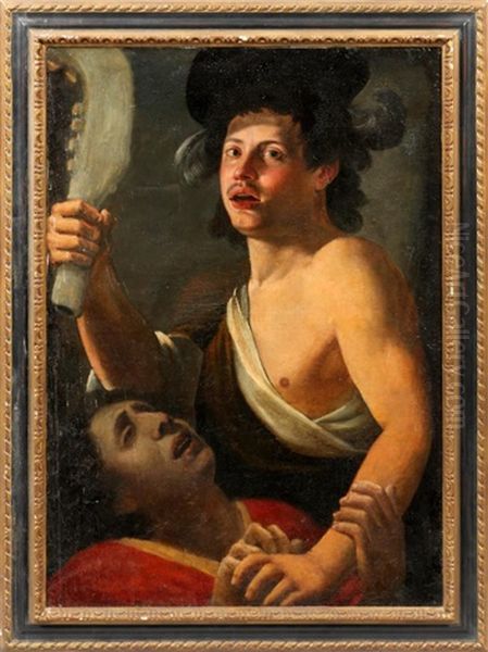 Samson Slays The Philistine Oil Painting by Jan Van Bijlert