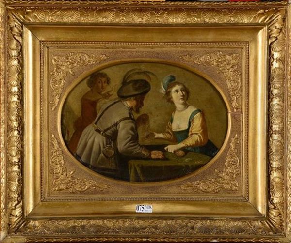 Les Changeurs Oil Painting by Jan Van Bijlert