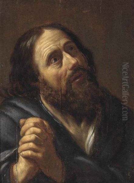 A Penitent Saint Oil Painting by Jan Van Bijlert