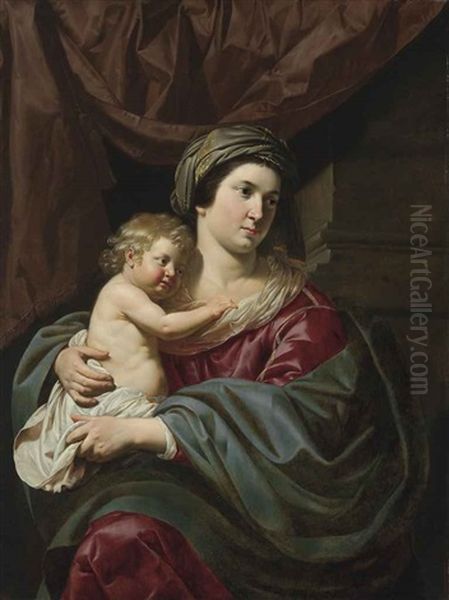 The Virgin And Child Oil Painting by Jan Van Bijlert