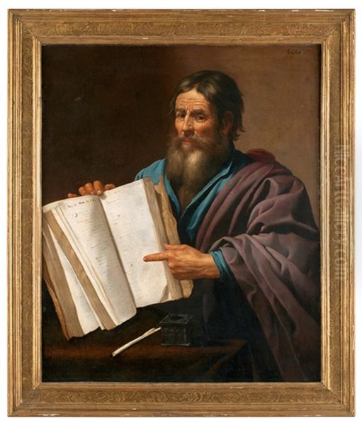 Evangelisten Markus Oil Painting by Jan Van Bijlert