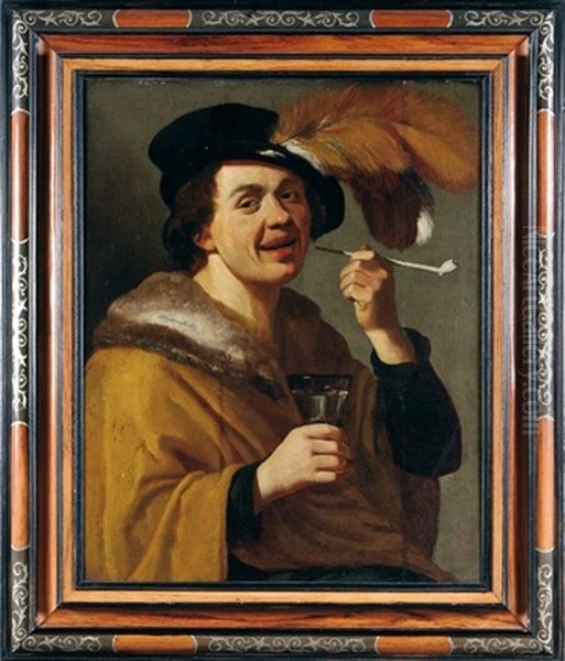 Buveur A La Pipe Oil Painting by Jan Van Bijlert