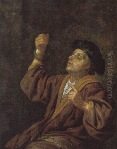 Bilnis Eines Arztes Oil Painting by Jan Van Bijlert