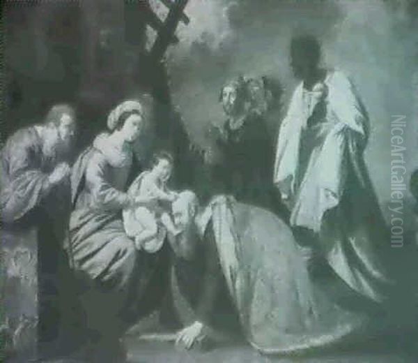 Adoration Of The Magi Oil Painting by Jan Van Bijlert