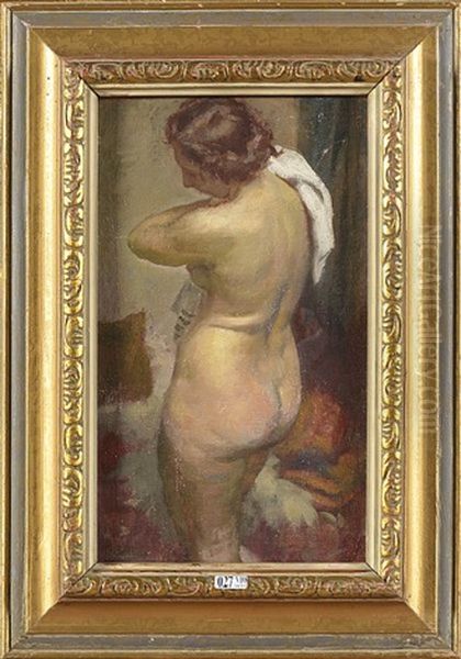 Femme Nue De Dos Oil Painting by Gonzalo Bilbao Martinez