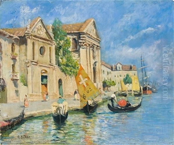 Venecia Oil Painting by Gonzalo Bilbao Martinez