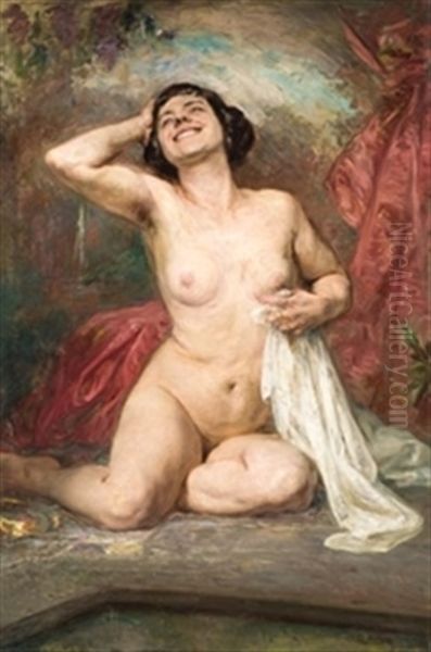 Desnudo Femenino Oil Painting by Gonzalo Bilbao Martinez