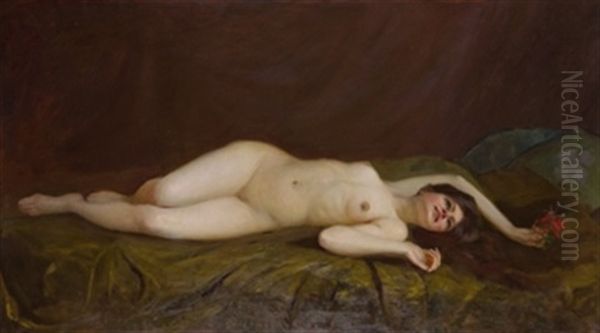 Desnudo Oil Painting by Gonzalo Bilbao Martinez