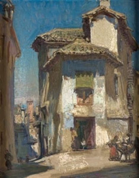 Callejon De Toledo Oil Painting by Gonzalo Bilbao Martinez