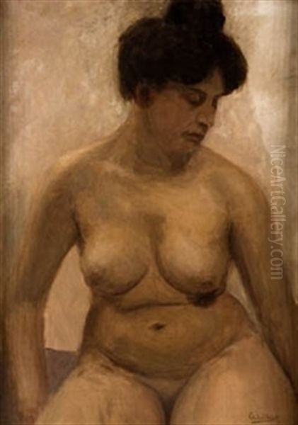 Desnudo Femenino Oil Painting by Gonzalo Bilbao Martinez