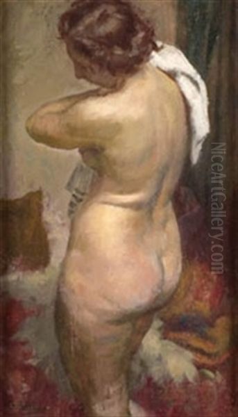 Desnudo Femenino Oil Painting by Gonzalo Bilbao Martinez