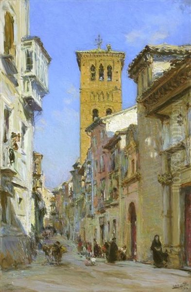 Calle De Toledo Oil Painting by Gonzalo Bilbao Martinez