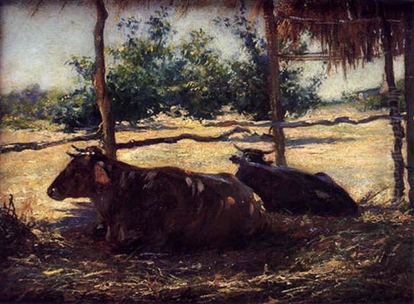 La Jara Oil Painting by Gonzalo Bilbao Martinez