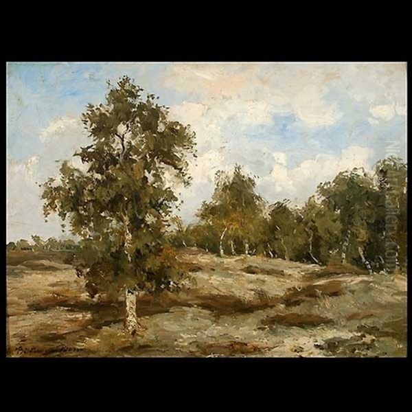 Landscape Oil Painting by Maria Philippina Bilders-Van Bosse