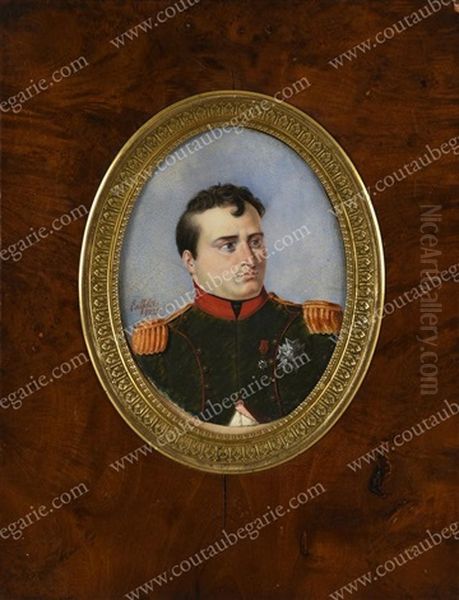 Portrait De Napoleon Ier Empereur Des Francais Oil Painting by John Joseph Bilfeldt