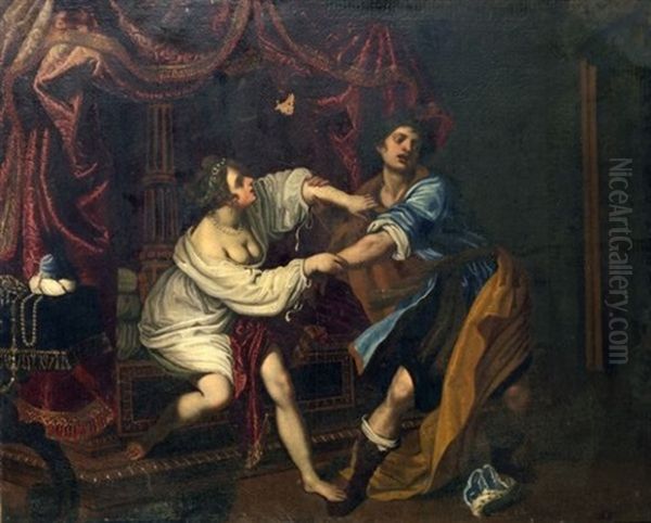 Joseph Et La Femme De Putiphar Oil Painting by Giovanni Bilivert