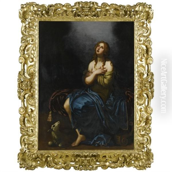 Saint Agnes Oil Painting by Giovanni Bilivert