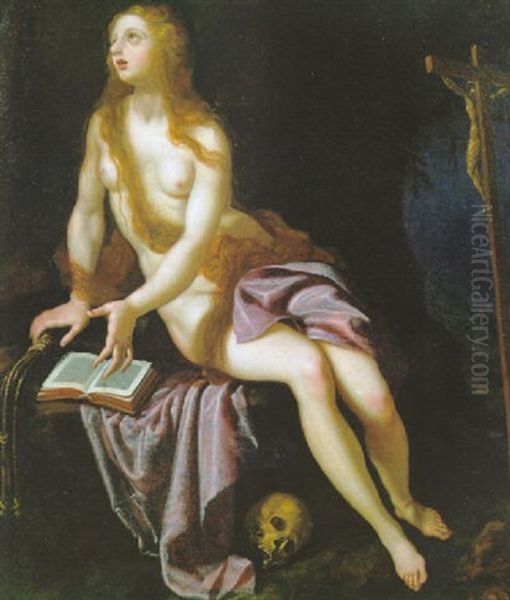 La Maddalena Oil Painting by Giovanni Bilivert