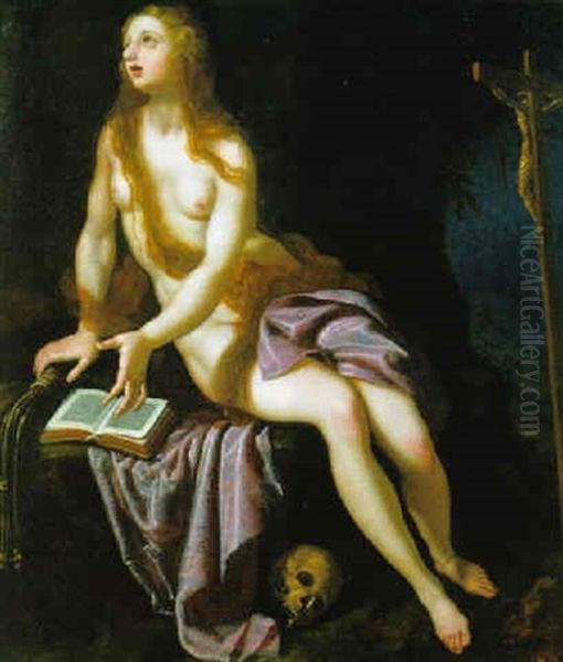 La Maddalena Oil Painting by Giovanni Bilivert