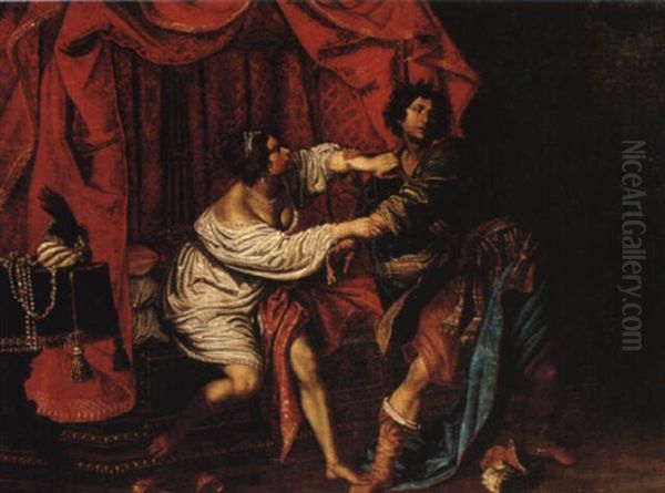 Il Casto Giuseppe Oil Painting by Giovanni Bilivert