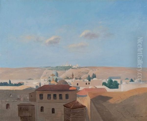 Vue De Jerusalem by Louis Billiard